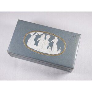 Vintage Mary Grey Hosiery box, Deluxe craft Chicago 3 graces cameo lingerie